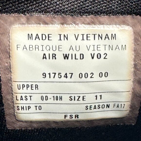 Nike Air Wild 'Black Anthracite' - Sample - Picture 9 of 10